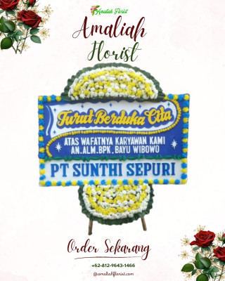 Papan Bunga Duka di Gunung Lingkas